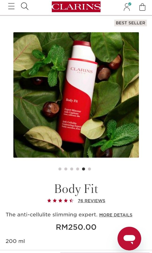 Full Size] Clarins Body Fit Anti-Cellulite Contouring Expert 200ml, Beauty  & Personal Care, Bath & Body, Body Care on Carousell