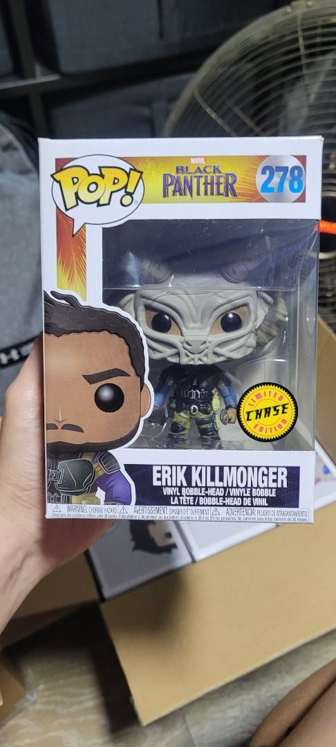 Funko Pop Black Panther 278 Erik Killmonger Chase Hobbies