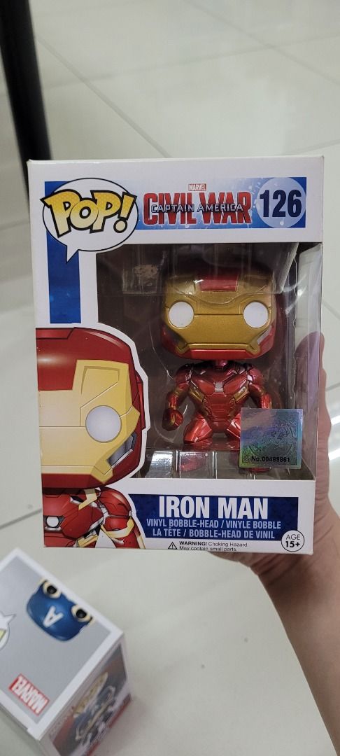 Funko Pop Captain America Civil War 126 Iron Man Hobbies