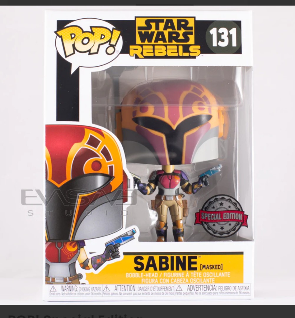 Funko Pop Sabine Masked Star Wars Rebels Hobbies And Toys Collectibles And Memorabilia Fan 5213