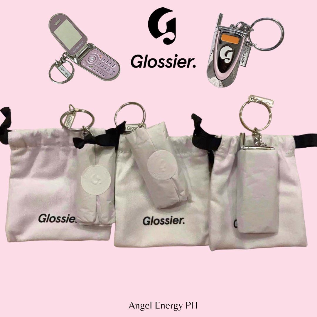 [SOLD OUT] Glossier LA Exclusive Keychain (y2k) on Carousell