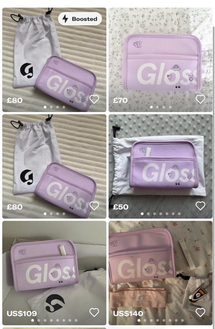 Glossier olivia rodrigo make up bag 💄, Has some