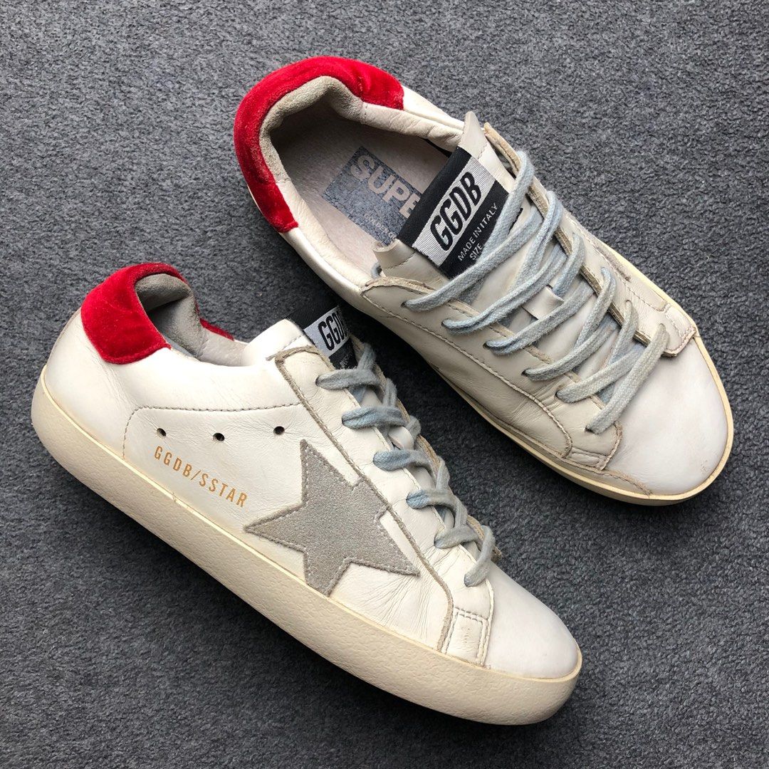 Golden goose 2025 red velvet sneakers