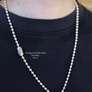 Poplock Ball Chain Necklace