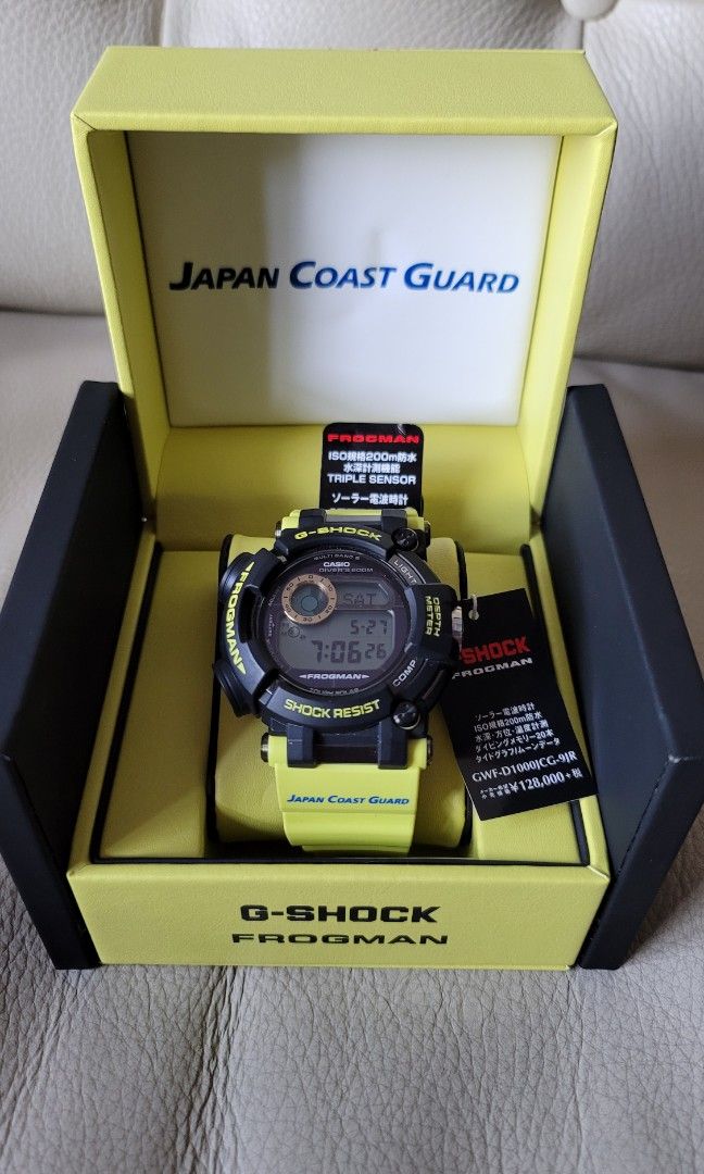 G-SHOCK Frogman GWF-D1000JCG-9JR 海上保安廳70週年記念版, 名牌 