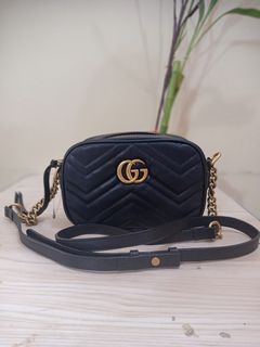 Gucci Black Marmont Sling