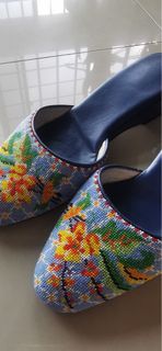 Handmade Nonya Beaded Sandals