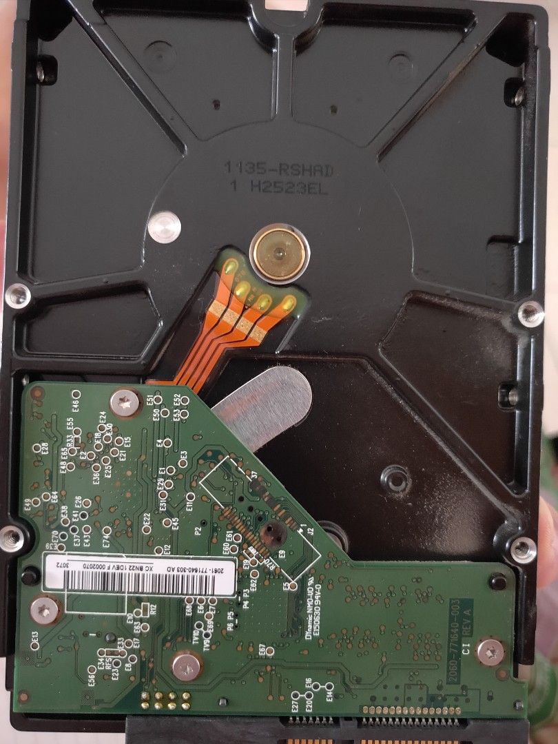 Hard disk rosak 1Tb, Computers & Tech, Parts & Accessories, Hard Disks