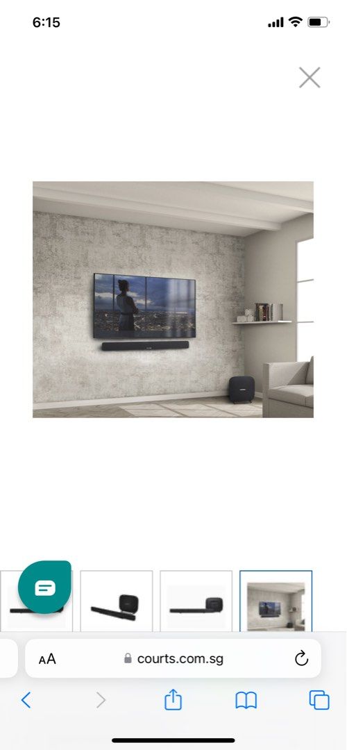 HARMAN KARDON OMNI BAR WIRELESS HD SOUNDBAR WITH CHROMECAST BUILT