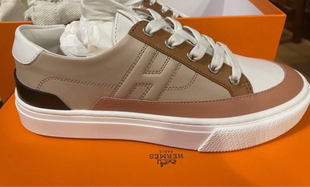 White store hermes shoes
