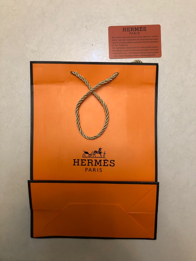 Hermes Paper Bag for Sale, Luxury, Accessories on Carousell