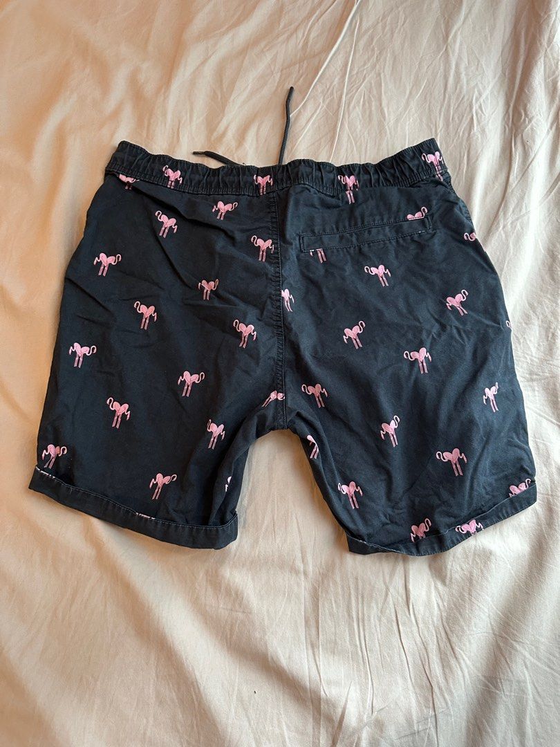 H&m flamingo shorts sale