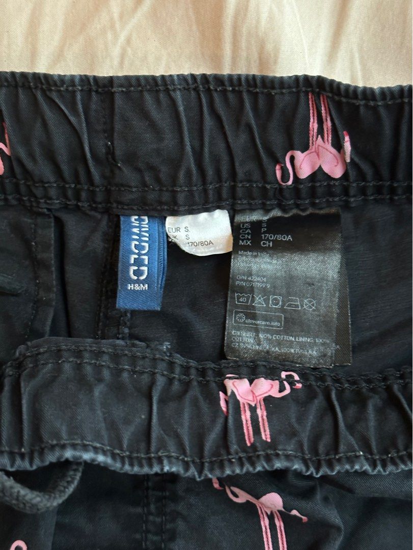 H M Flamingo shorts beach shorts Men s Fashion Bottoms Shorts
