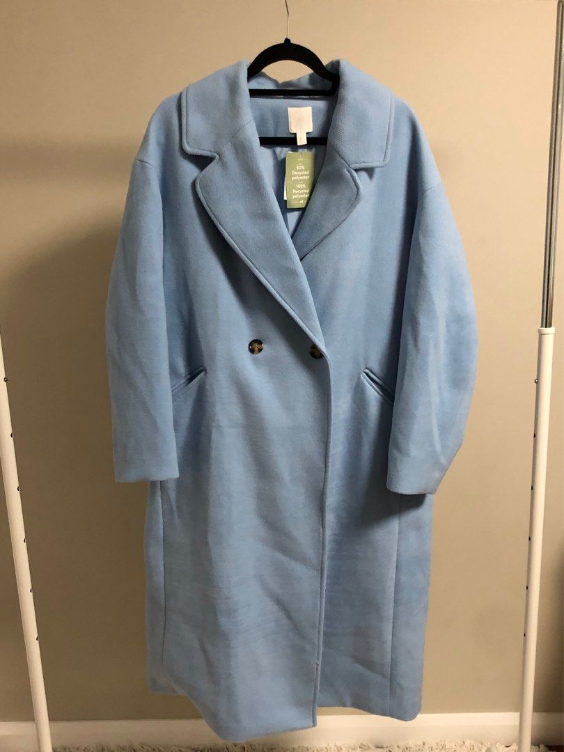 H&m light outlet blue coat