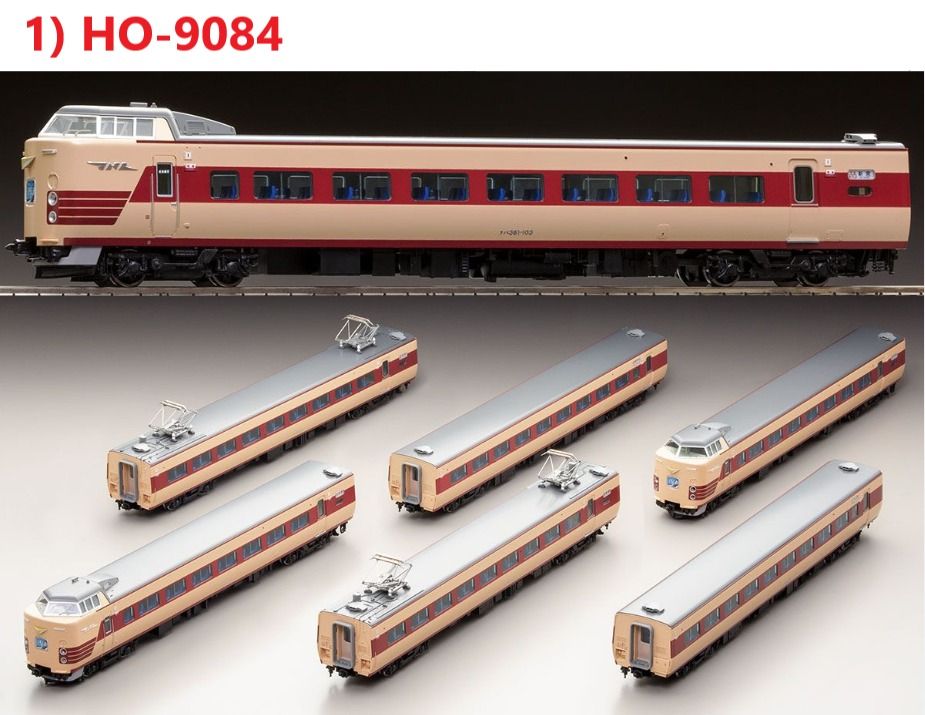 🐧HO Type 火車TOMIX HO-9084 国鉄381 6両/HO-9076 JR115 6両/