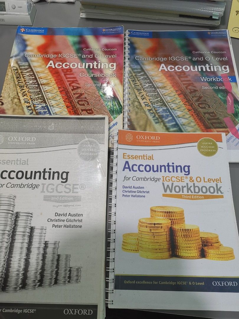 Igcse Accounting textbook and workbook, Hobbies & Toys, Books