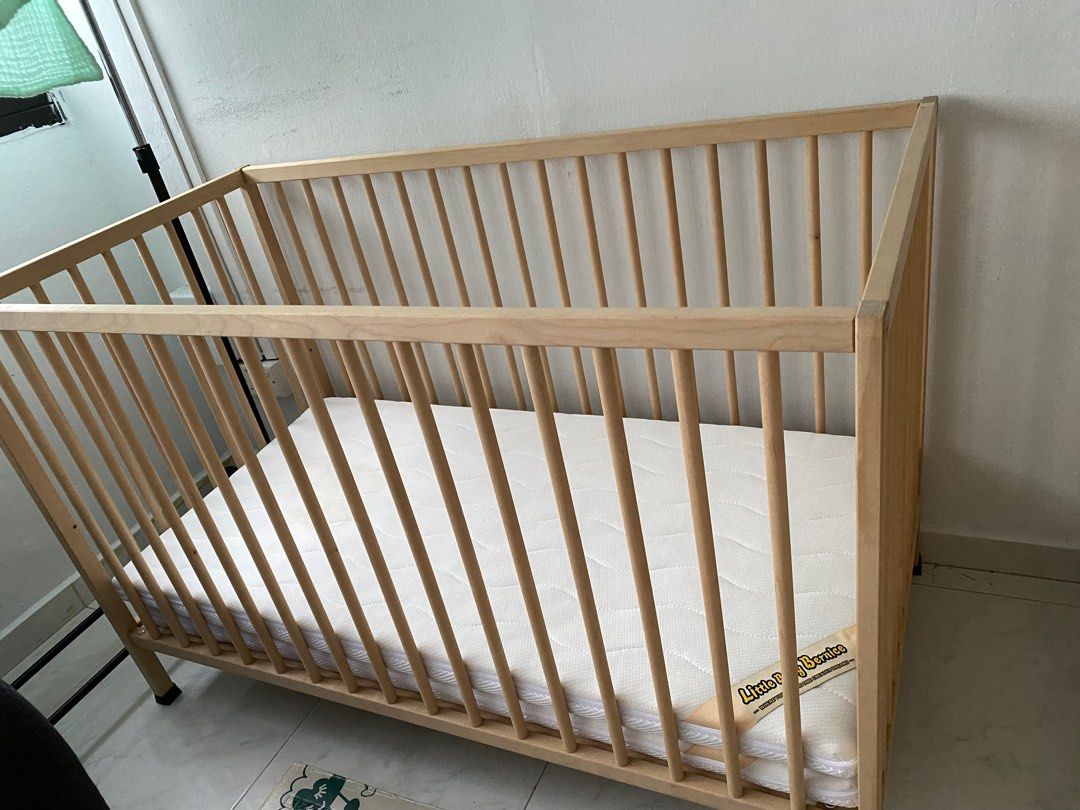 Ikea baby cot, Furniture & Home Living, Bedding & Towels on Carousell