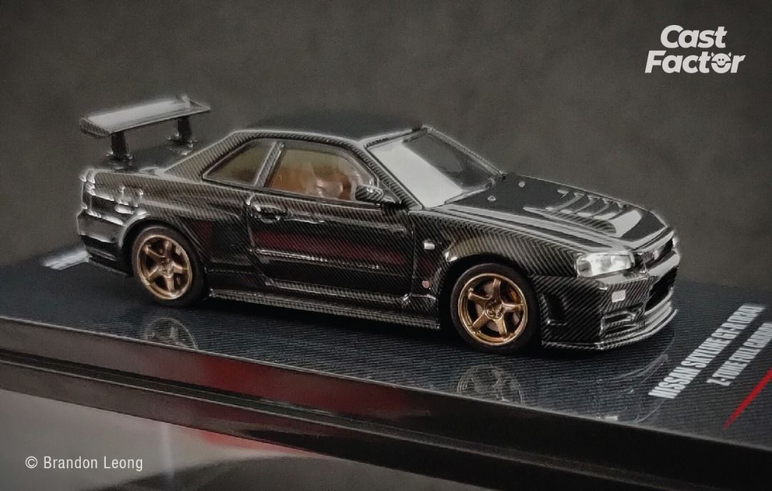 INNO 64 Nissan Skyline GTR R34 ZTune Full Carbon Malaysia Diecast