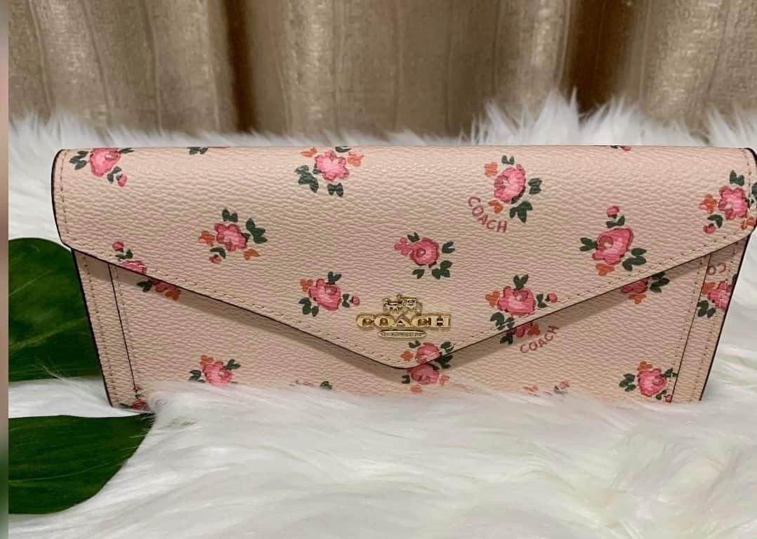 CLEARANCE SALE Coach Soft Wallet in Floral Bloom Print