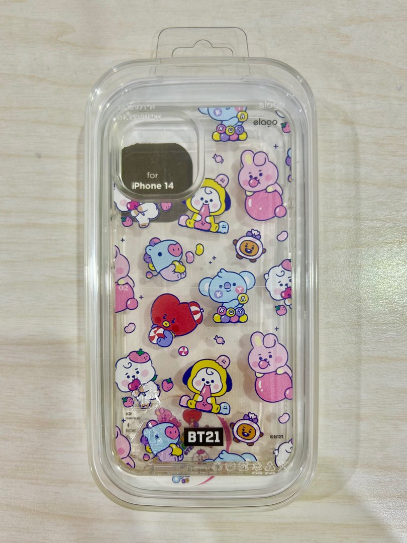 Iphone 14 Bt21 Elago Phone Case (Official), Mobile Phones & Gadgets, Mobile  & Gadget Accessories, Cases & Covers On Carousell