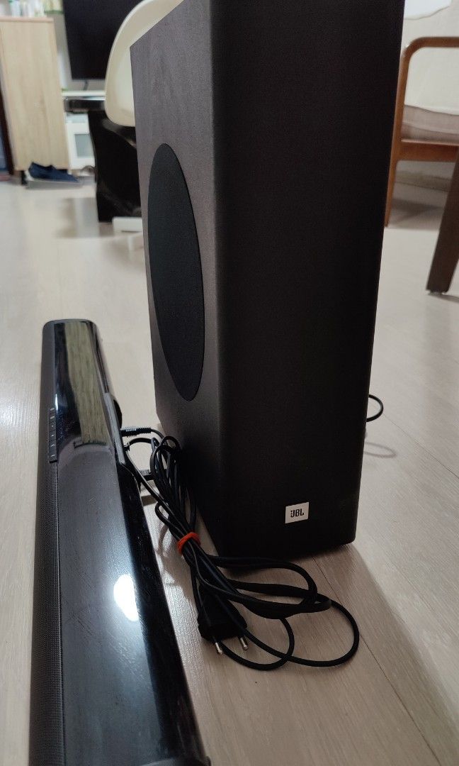 JBL Cinema SB150 sound bar with subwoofer and remote control (Dolby