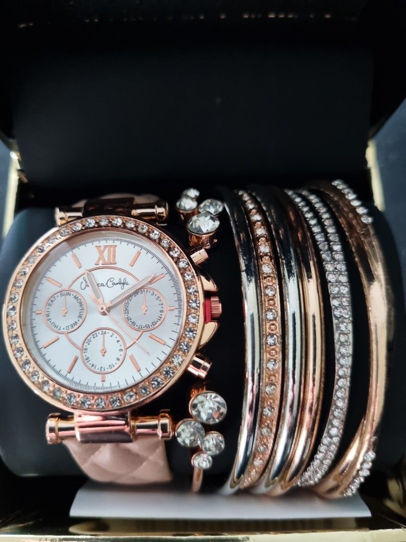 Jessica carlyle watch and bangle set price on sale