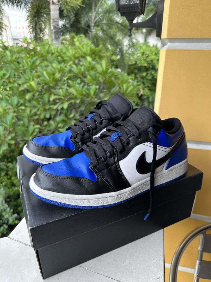 Jordan 1 low new arrivals royal toe on feet