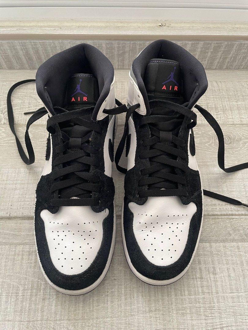 Jordan 1 Mid SE Court Purple Men #39 s Fashion Footwear Sneakers on