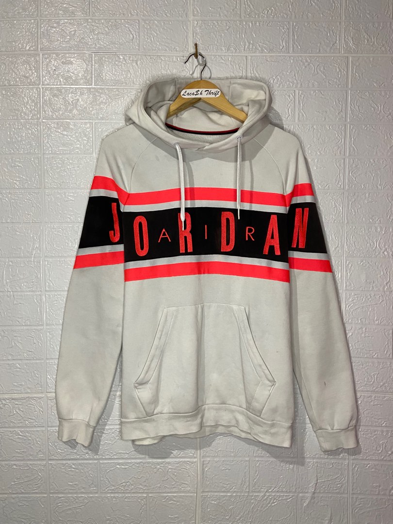 JORDAN FLEECE HOODIE Embroid Spellout Logo Men s Fashion