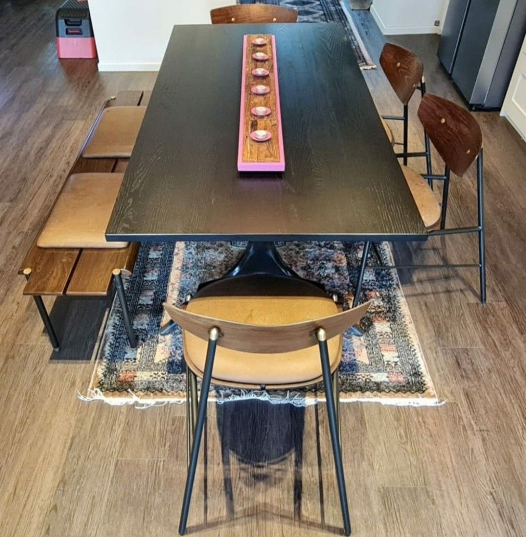 Journey East dining table set, Furniture & Home Living, Furniture ...