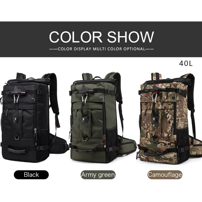 KAKA 50L Waterproof Travel Backpack, Men's Fashion, Bags