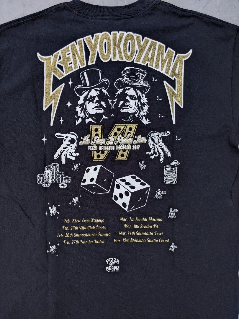 ken yokoyama The Rags To Riches Tour VIツアー Tシャツ シルバー L