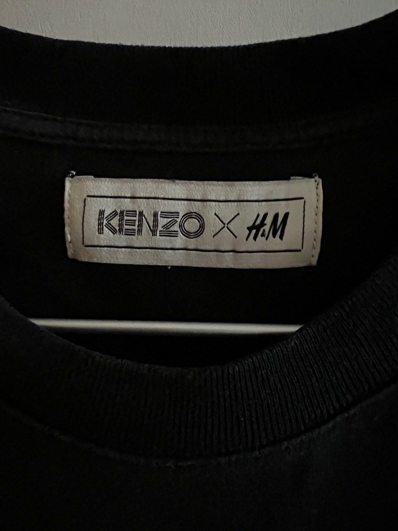 T-shirt Kenzo x H&M Black size M International in Cotton - 24659730