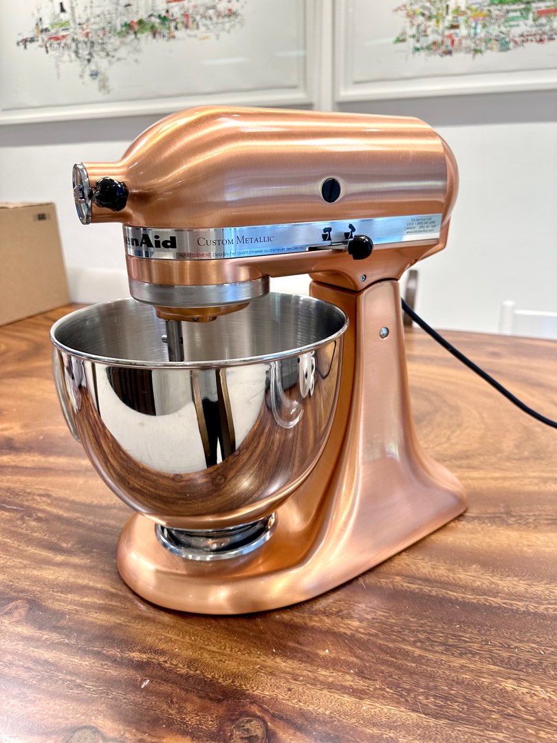 Custom Metallic® Series 5 Quart Tilt-Head Stand Mixer Satin Copper