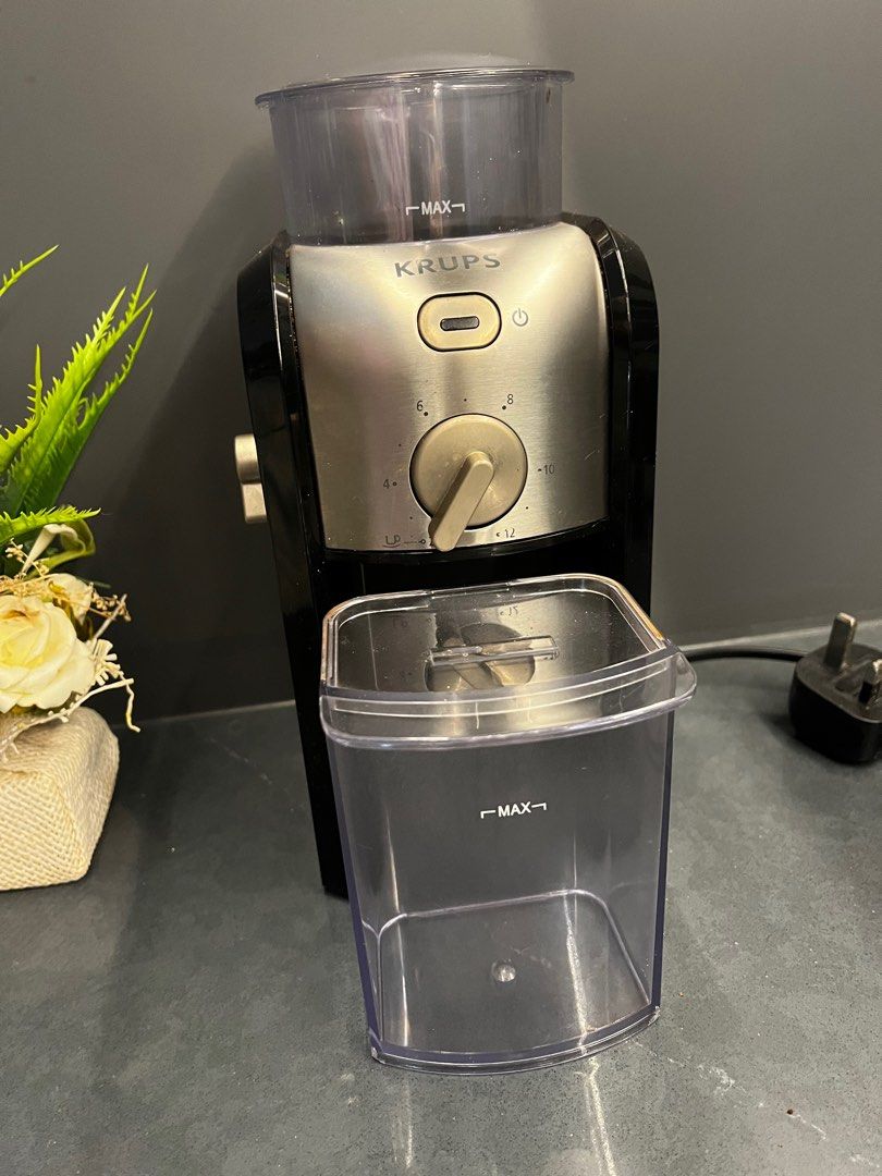 Krups burr coffee grinder, TV & Home Appliances, Kitchen Appliances