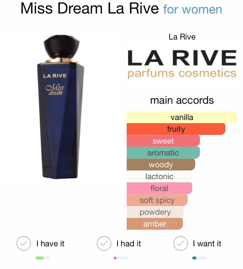 LA RIVE MISS DREAM by La Rive 