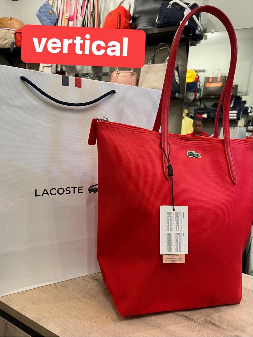 Lacoste vertical shopping bag sales