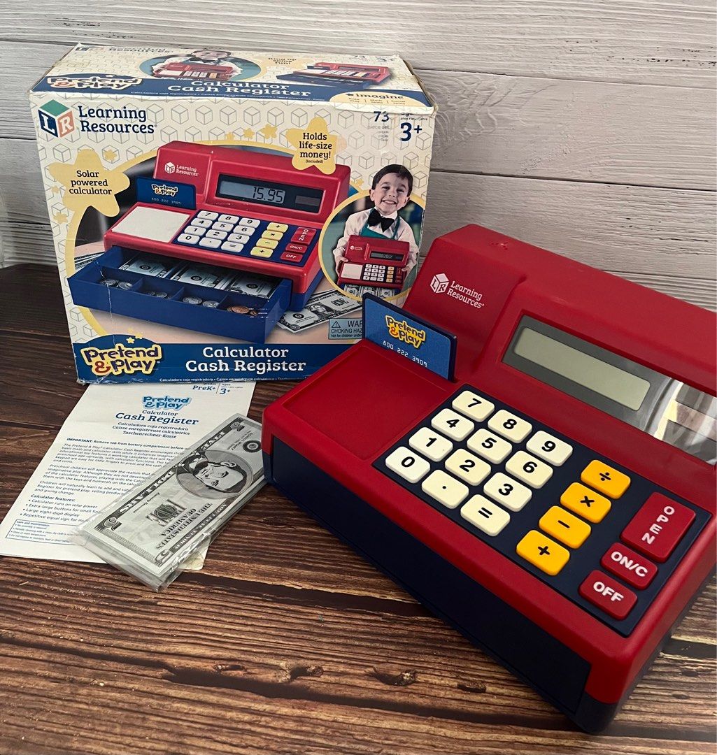 Learning Resources Cash Register, Hobbies & Toys, Toys & Games on Carousell