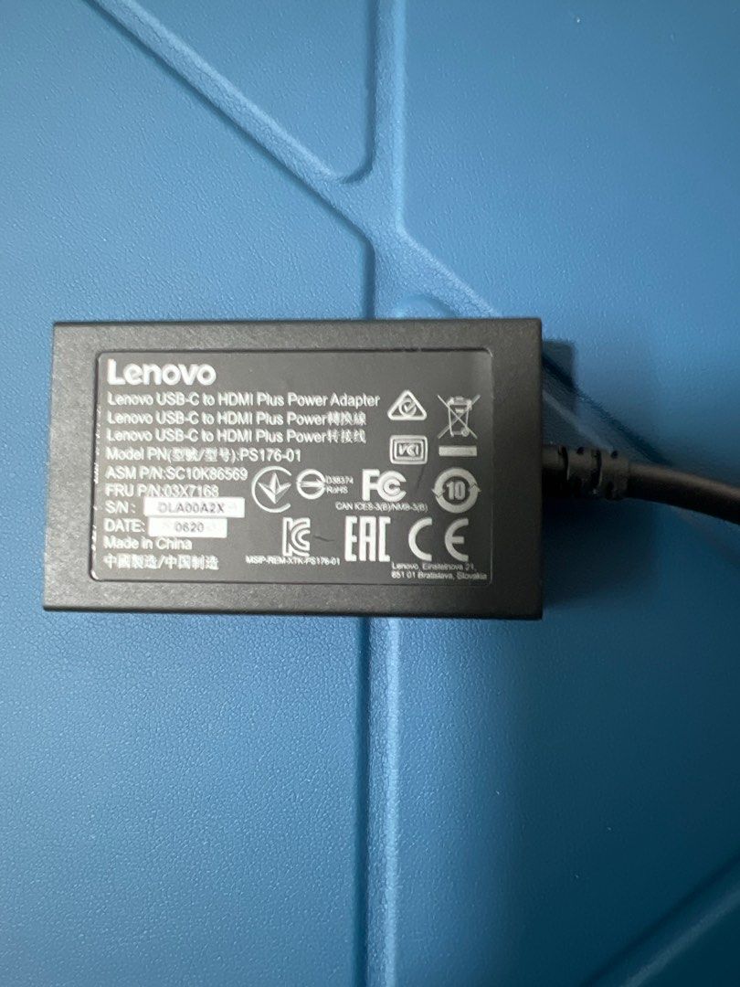 Lenovo USBC to HDMI Adapter with Power Passthrough, Computers & Tech