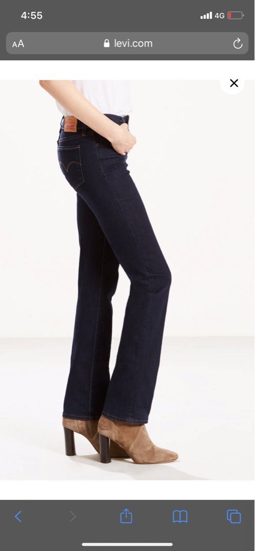 Levi's 714 straight women's jeans sales