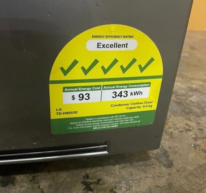 LG 9kg Condenser Dryer TDH9055E, Beauty & Personal Care, Sanitisers