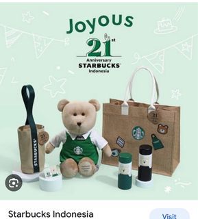 Limited Edition Exclusive Starbucks 21st Anniversary Indonesia 🇮🇩