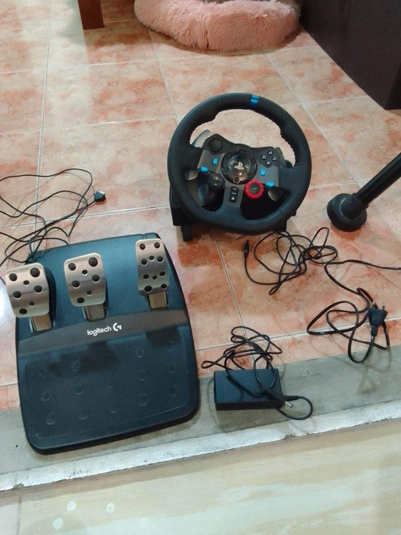 LOGITECH G29 DRIVING FORCE STEERING WHEEL & PEDALS, Video Gaming ...