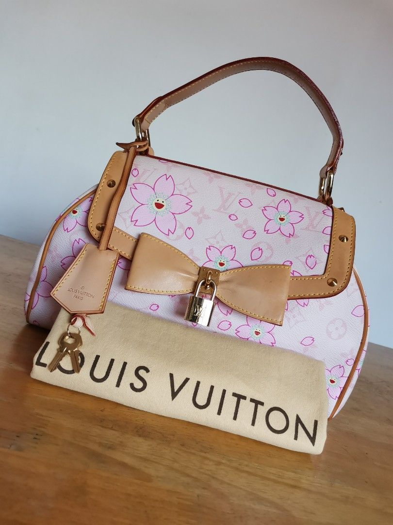 Louis vuitton takashi murakami cherry blossom sac retro on Carousell