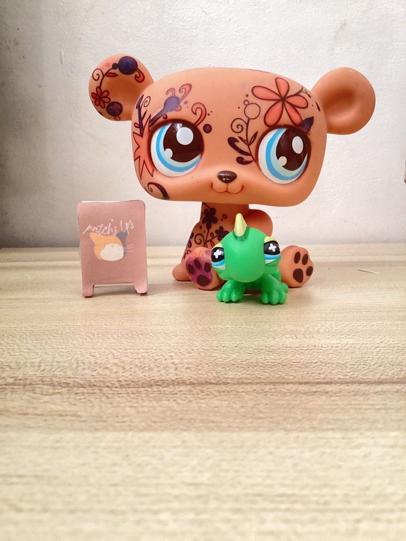 Lot Littlest Pet Shop LPS – 6 Figurines Animaux Sauvages, Hasbro, Bon état