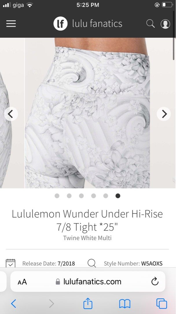 Lululemon Wunder Train High-Rise Crop with Pockets 23 - Dark Lavender -  lulu fanatics