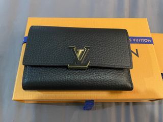 LOUIS VUITTON LV GHW Capucines Wallet M62159 Calfskin Leather
