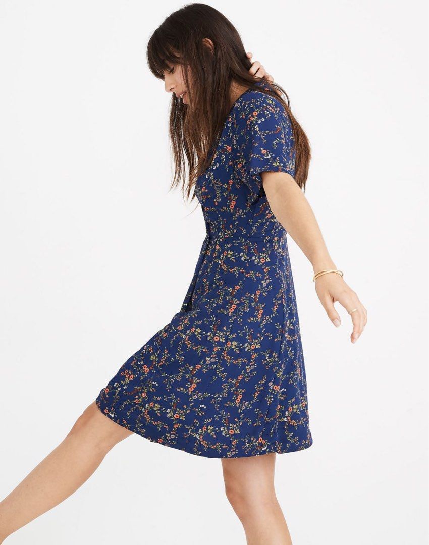 Madewell navy shop blue dress