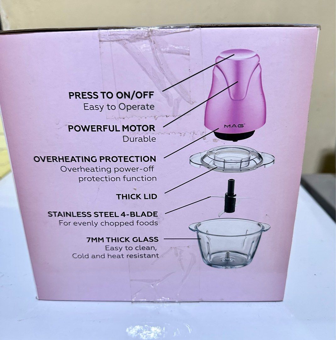 MAG Electric Food Chopper, Furniture & Home Living, Kitchenware