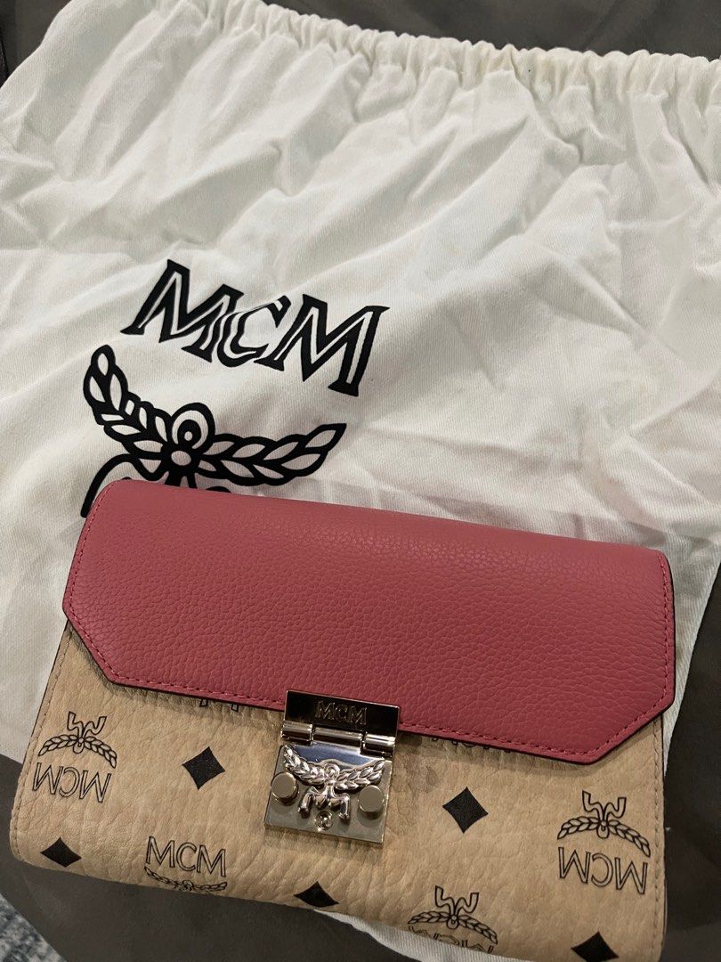 MCM Wallet on Chain, Luxury, Bags & Wallets on Carousell